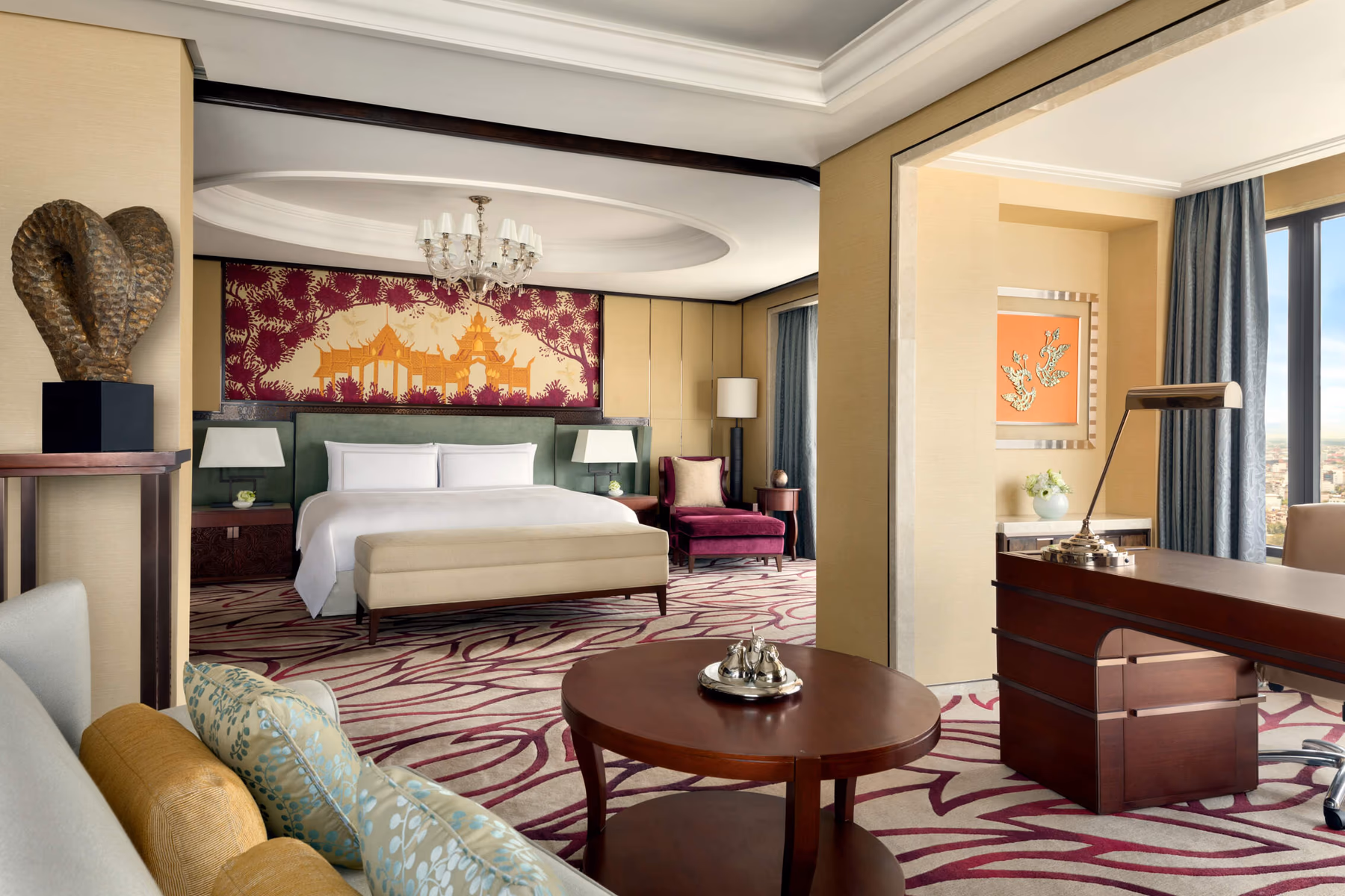 Shangri-La Wing Presidential Suite bedroom