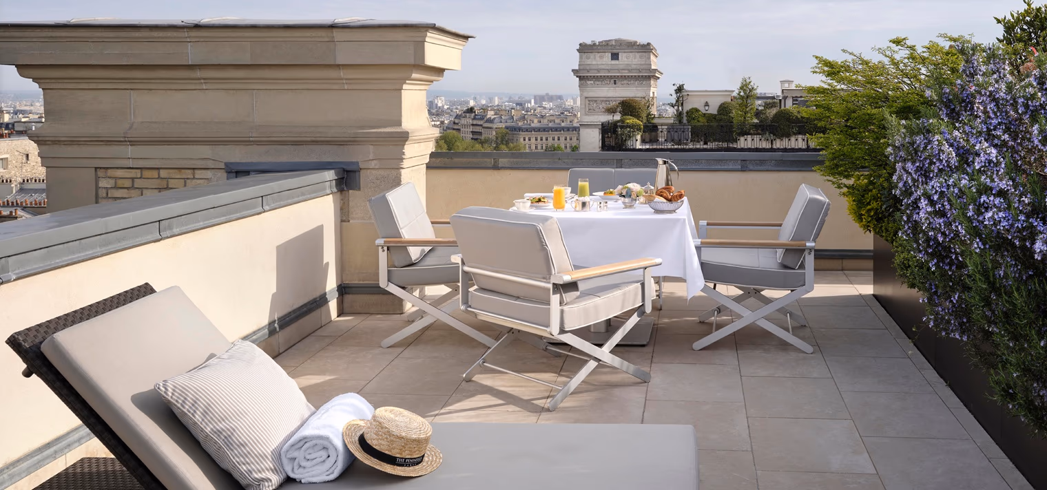 Rooftop Garden Suite private terrace