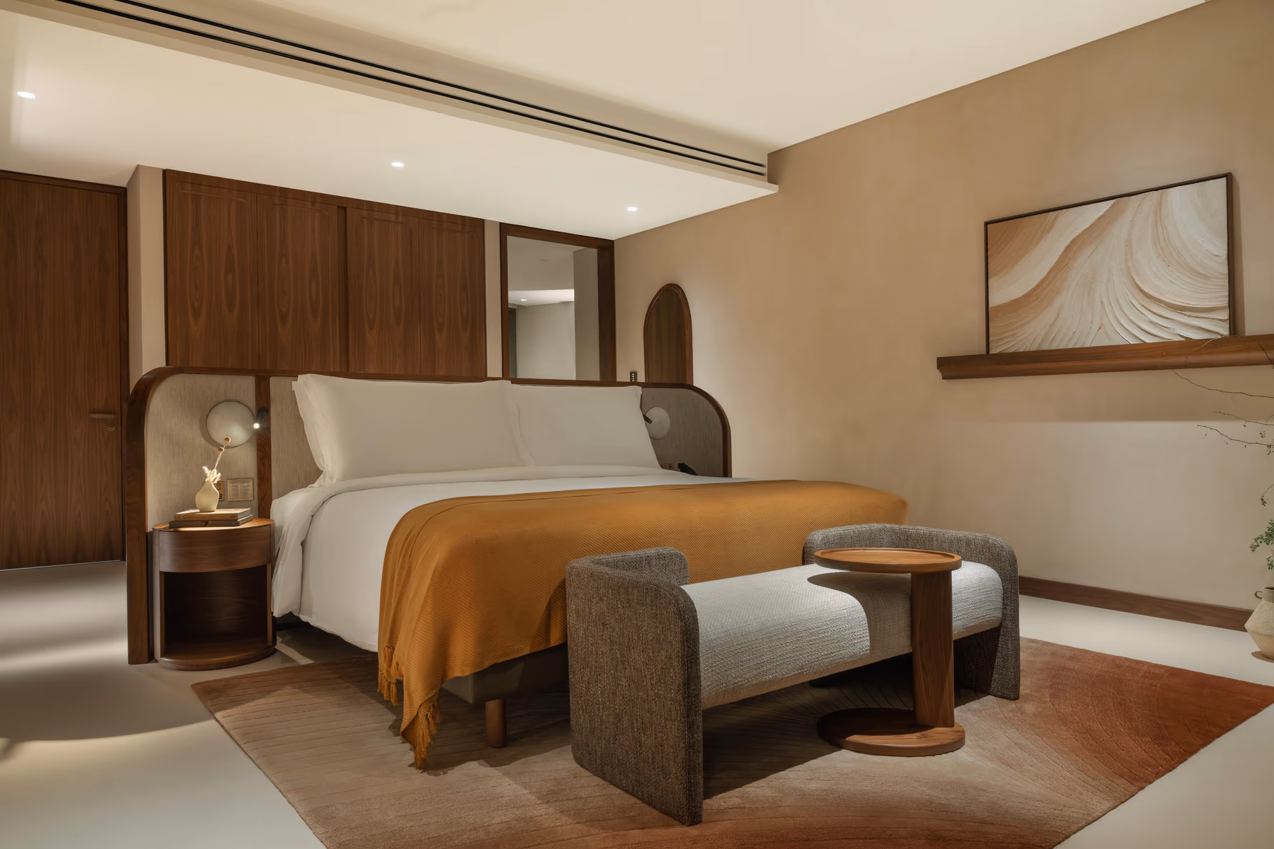 Desert Pool Villa king bedroom