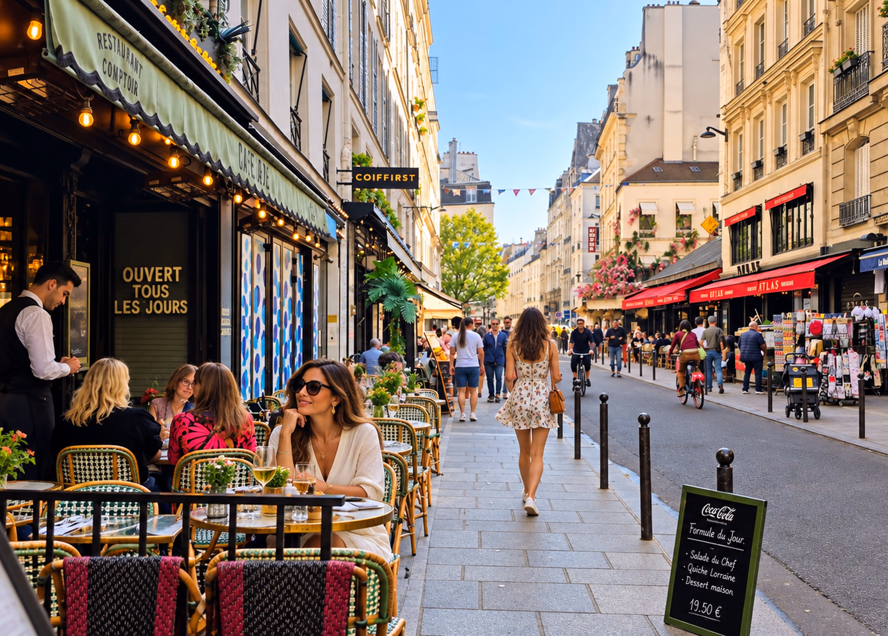 Saint-Germain-des-Prés neighborhood within the 6th arrondissement of Paris