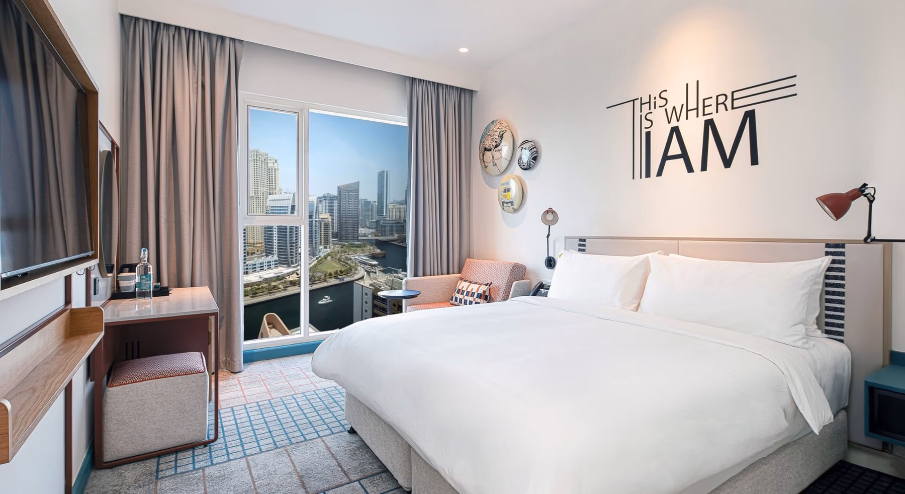 Rover room with marina view