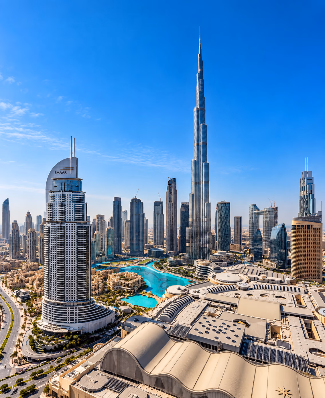 Dubai Skyline and Burj Khalifa 