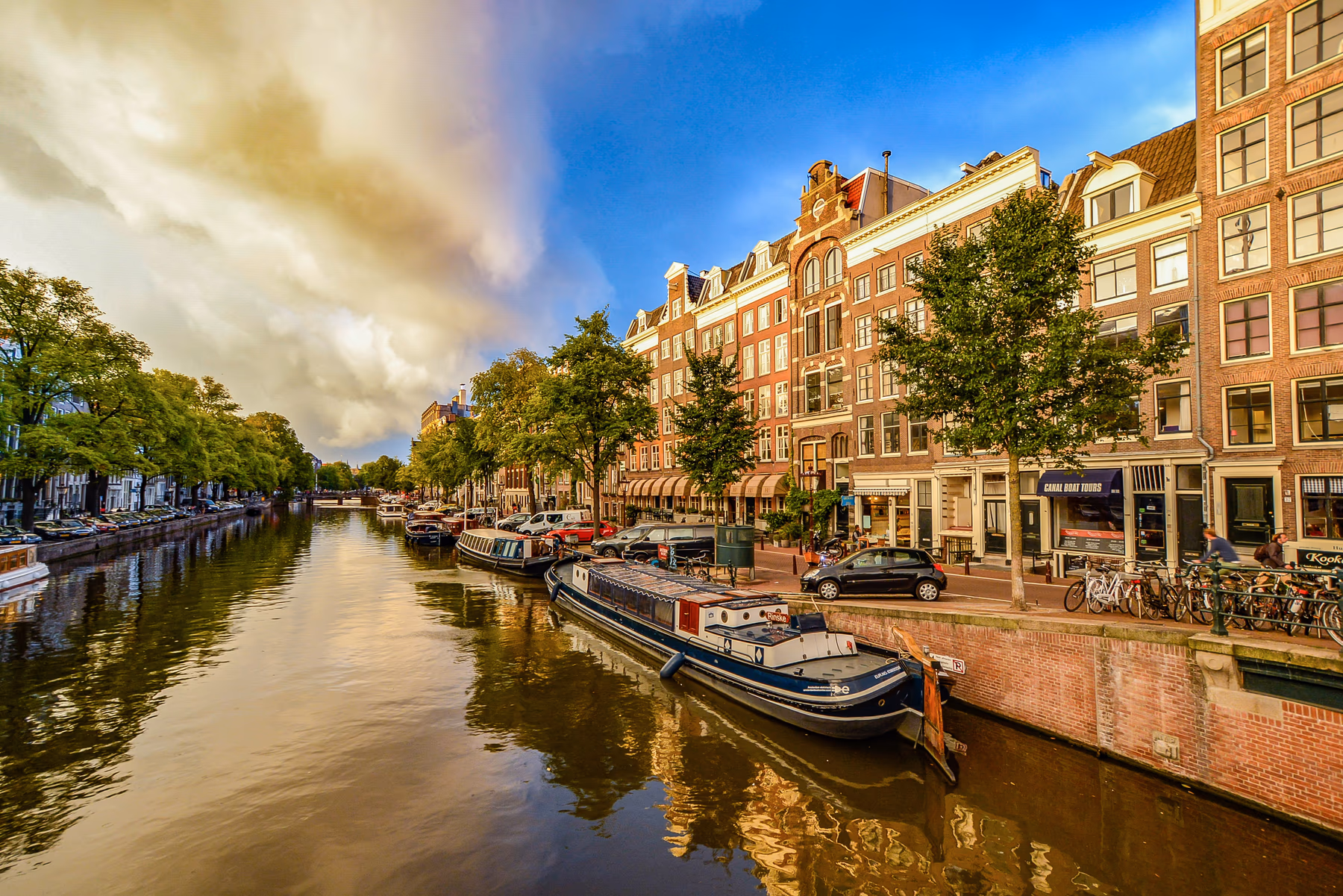 Nine streets neighbourhood in Amsterdam