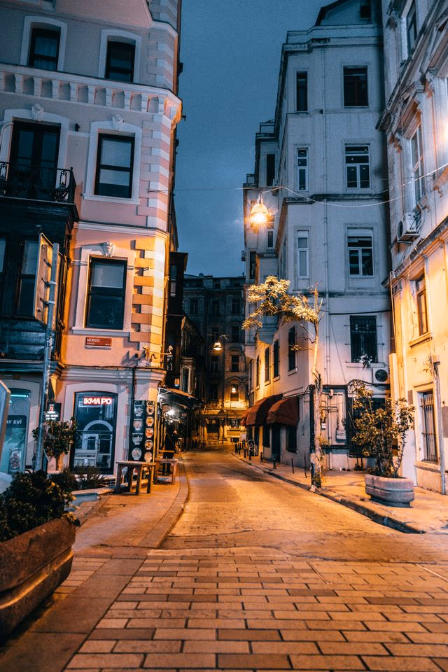 Charming street in Istanbul
