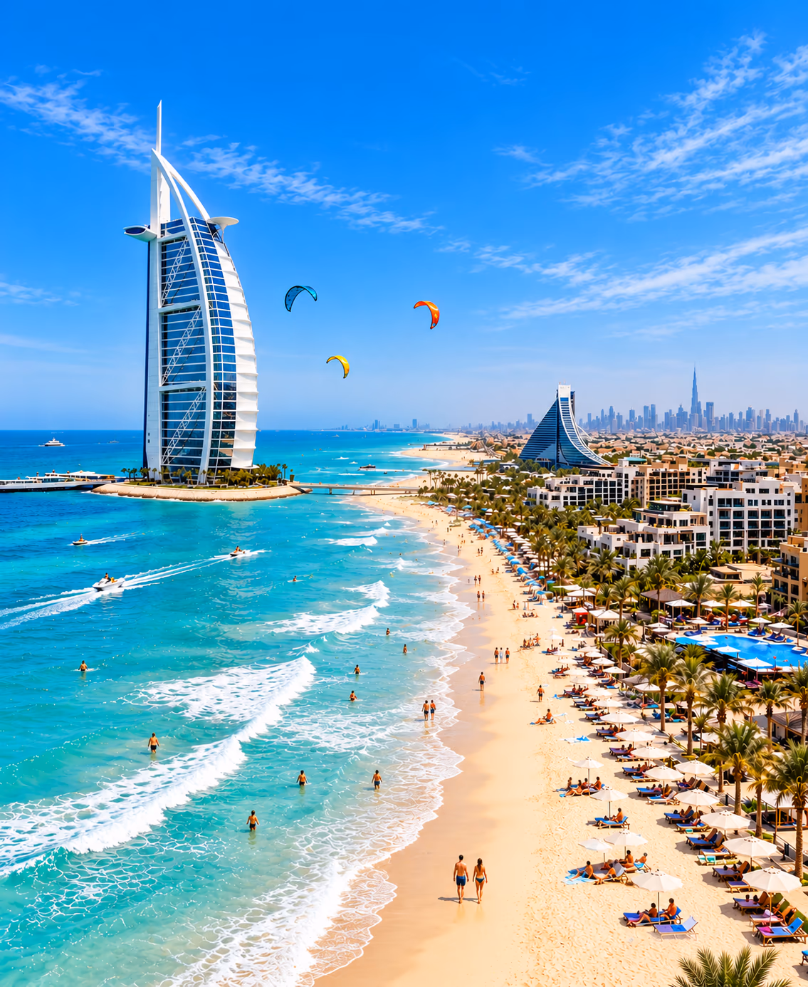 Kite beach in Jumeirah 